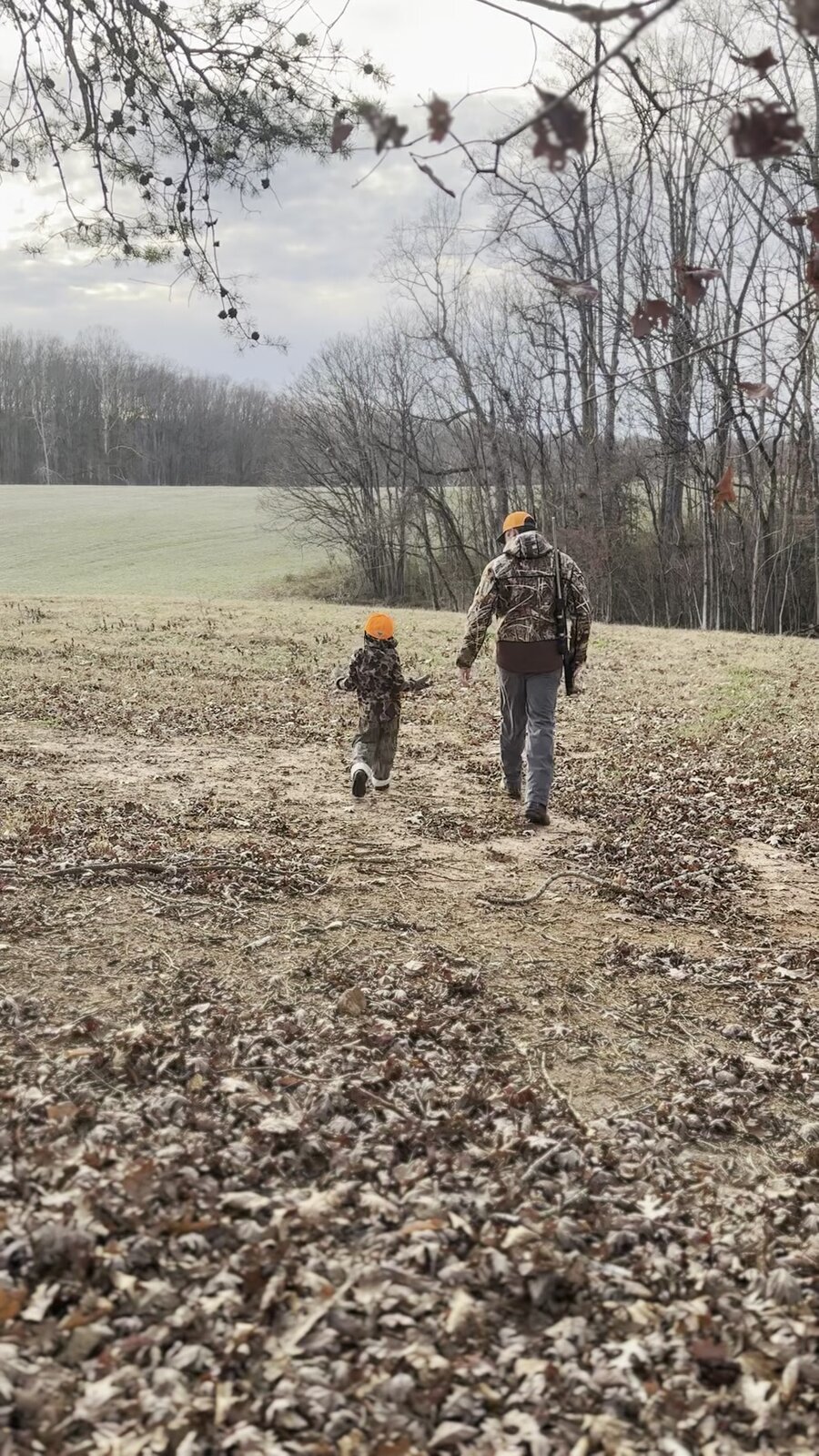 Robert Reavis with his son